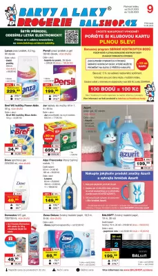 akční leták Barvy a laky drogerie 25.7.2023-13.8.2023