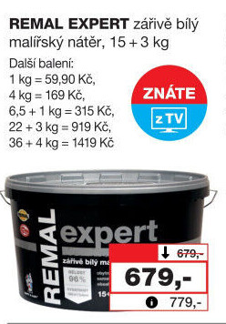 Malířský nátěr Expert Remal