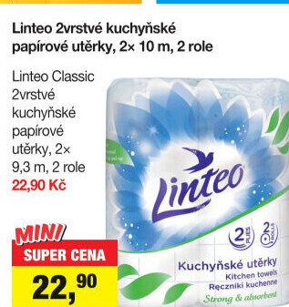 Utěrky kuchyňské 2vrstvé Linteo