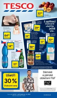 akční leták Tesco 26.7.2023-1.8.2023