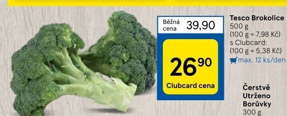 Brokolice Tesco