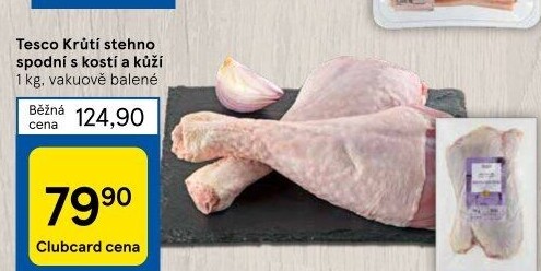 Krůtí stehna Tesco