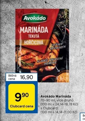 Marináda Avokádo