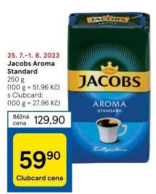 Mletá káva Jacobs Aroma Standard