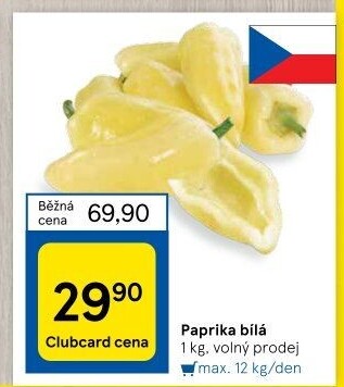 Paprika bílá