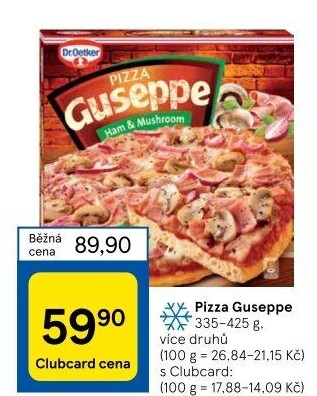 Pizza mražená Guseppe Dr. Oetker