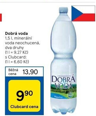 Přírodní voda Dobrá voda