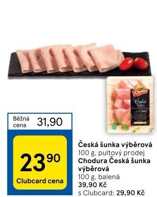 Šunka česká výběrová