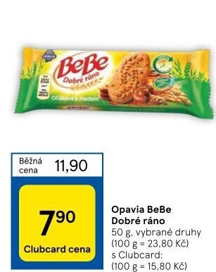Sušenky BeBe Dobré ráno Opavia