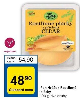 Sýr rostlinný Pan Hrášek Emco