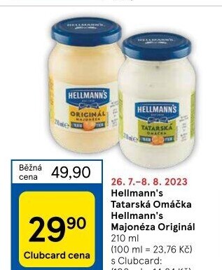 Tatarská omáčka Hellmann'