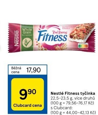 Tyčinka cereální Fitness Nestlé