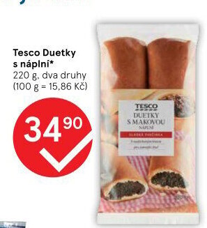 Duetky s náplní Tesco