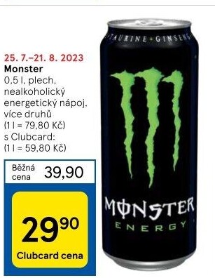 Energetický nápoj Monster Energy