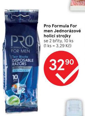 Jednorázová holítka pánská Pro formula Tesco