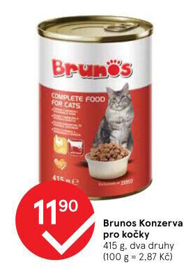 Konzerva pro kočky Brunos