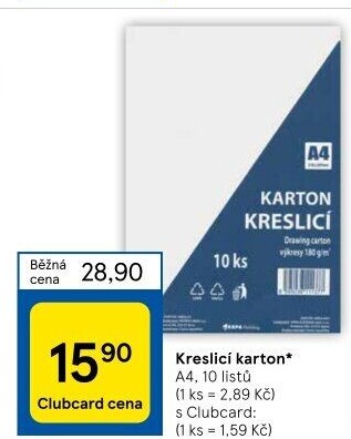 Kreslící karton A4