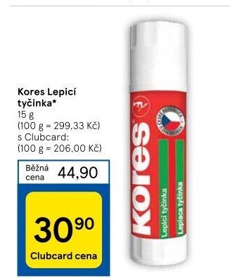 Lepidlo tyčinka Kores