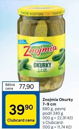 Okurky Znojmia