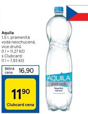 Přírodní voda Aquila