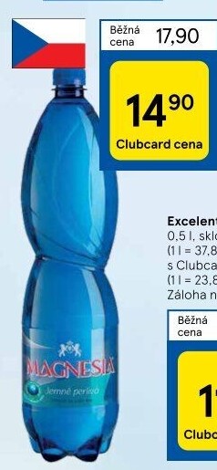 Přírodní voda Magnesia