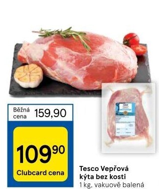 Vepřová kýta bez kosti Tesco