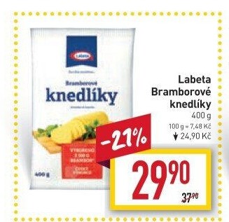 Bramborové knedlíky v prášku Labeta