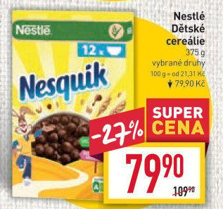 Cereálie Nestlé