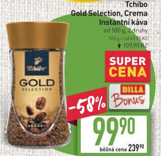 Instantní káva Tchibo Gold Selection