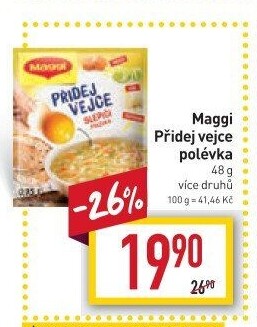 Instantní polévka Přidej vejce Maggi