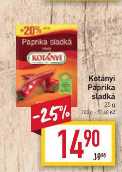 Koření Paprika sladká Kotányi