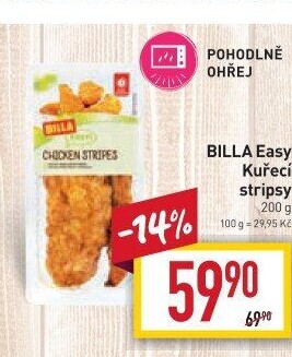 Kuřecí stripsy Easy Billa