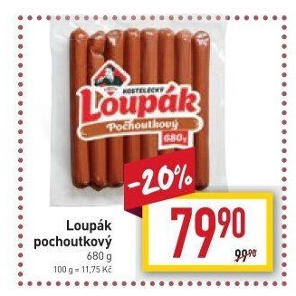 Párky Pochoutkový loupák Kostelecké uzeniny