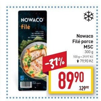 Rybí filé mražené Nowaco