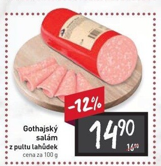 Salám Gothaj Kostelecké uzeniny