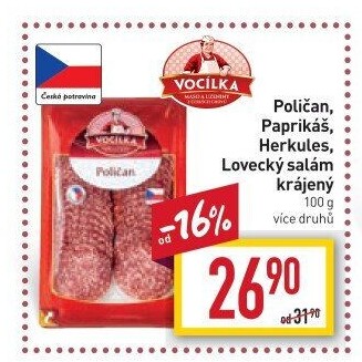 Salám Poličan Vocílka