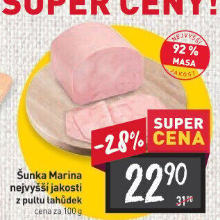 Šunka Marina nejvyšší jakosti