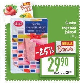 Šunka nejvyšší jakosti LE&amp