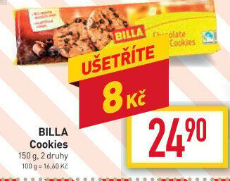 Sušenky Cookies Billa