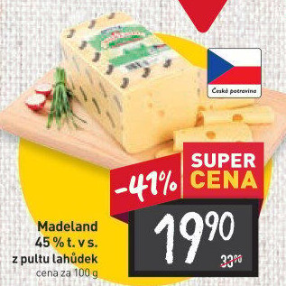 Sýr Madeland 45% Madeta