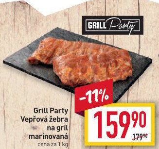 Vepřová žebra marinovaná na gril Grill Party