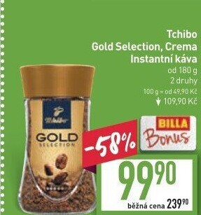 Instantní káva Tchibo Gold Selection