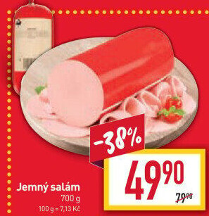 Salám jemný Kostelecké uzeniny