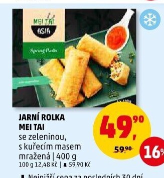 Jarní rolky mražené Mei Tai Asia