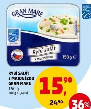 Rybí salát s majonézou Gran Mare