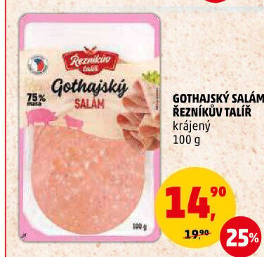Salám Gothaj Řezníkův talíř