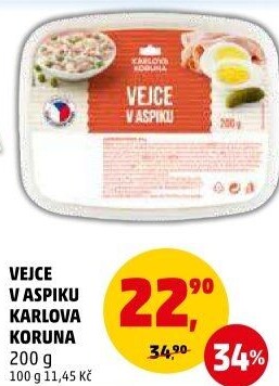 Vejce v aspiku Karlova Koruna
