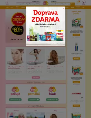 akční leták Teta drogerie 26.7.2023-1.8.2023