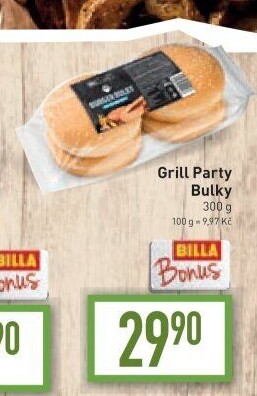 Bulky na hamburger Grill Party