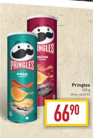 Chipsy Pringles - tubus